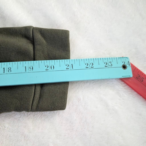 COS Olive Green Mock Neck Sweatshirt - Large - Picture 6 of 8